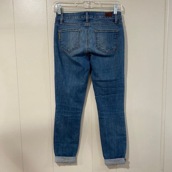Paige Verdugo Ankle Distressed Skinny Jeans Size 26 - Picture 2 of 6